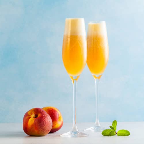 Apricot Fizz Champagne Cocktail